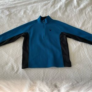 Spyder Half Zip Jacket Blue/Black